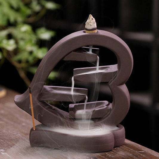 Loving Heart Backflow Incense Burner