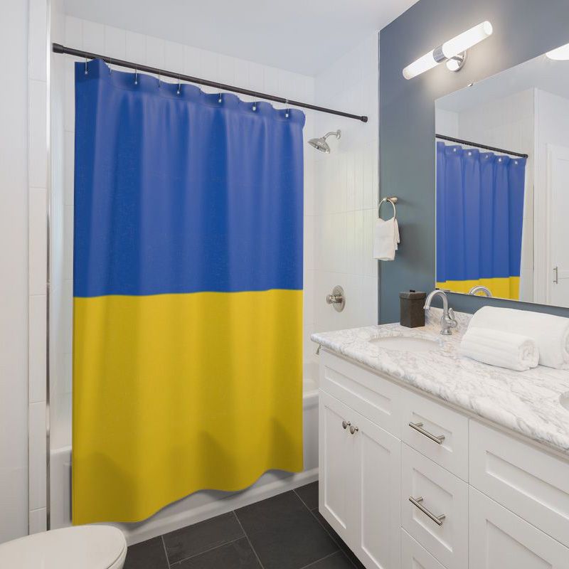 Ukraine Flag Shower Curtain