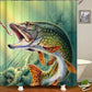 Take The Bait Fishing Trout Shower Curtain