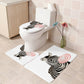 Funny Zebra Blowing Bubbles Shower Curtain | Funny Zebra Bathroom Curtain