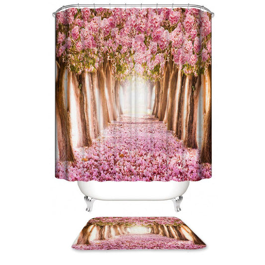 Blossom Pink Cherry Avenue Shower Curtain