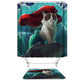 Cartoon Grumpy Cat Mermaid Shower Curtain