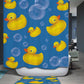 Little Yellow Ducks Bubbles Rubber Duck Shower Curtain