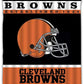 Football Team Helmet Flag Ohio Cleveland Browns Shower Curtain