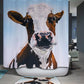 Farmhouse Animal Profile Picture Cow Shower Curtain