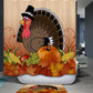 Festival Thanksgiving Good Harvest Turkey Shower Curtain