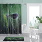 Microspur Shaking The Rain Water Dragonfly Shower Curtain | Dragonfly Bathroom Curtain