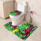 Red Octopus Shower Curtain | Red Octopus Bathroom Curtain