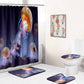 The Little Girl Looked at The Jellyfish Sky Shower Curtain | Jellyfish Bathroom Curtain