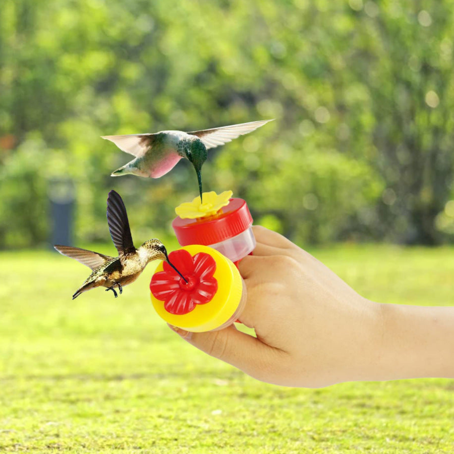 Flower Shaped Hummingbird Ring Feeder | Finger Ring Hummingbird Feeder