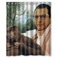 Actor Jeff Goldblum Gorilla Shower Curtain