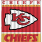 Football Team Flag Kansas City Chiefs Shower Curtain