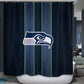 NFL Football Team Flag Seattle Seahawks Shower Curtain