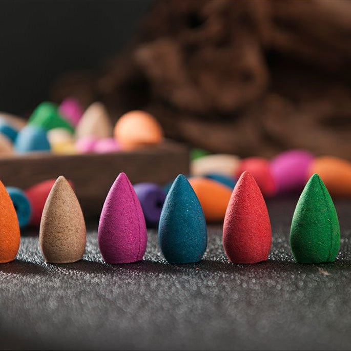 Mixed Natural Fragrant Backflow Incense Cones