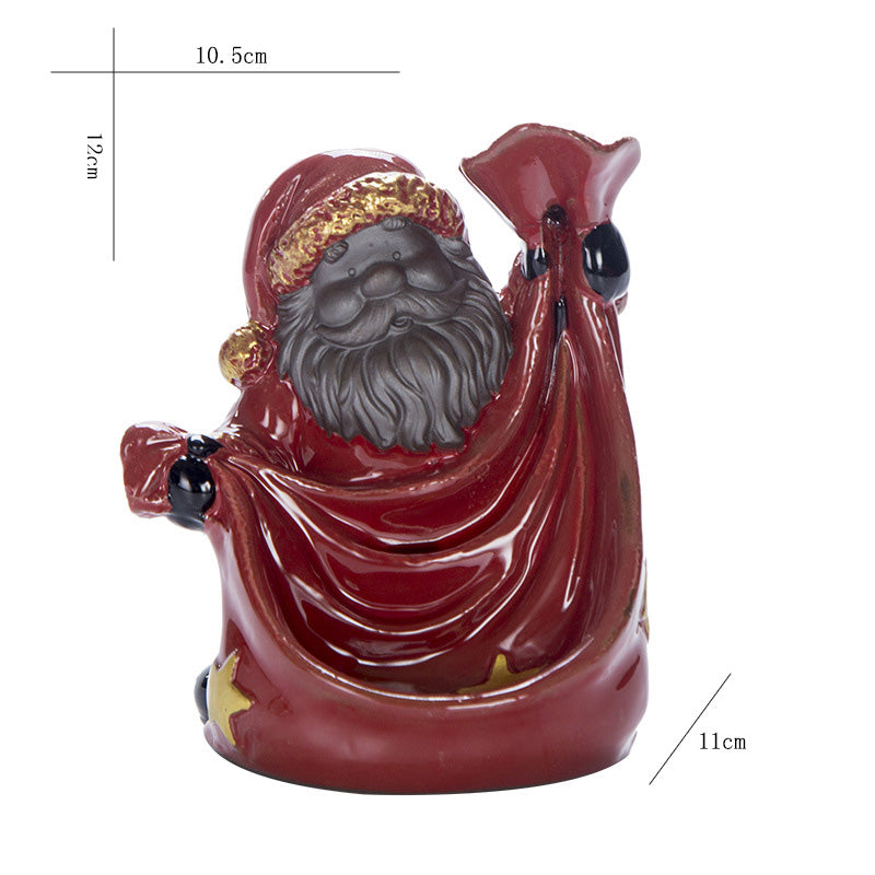 Christmas Santa Backflow Incense Burner