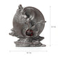 Vertical Disk Shape Dragon Smoke Fountain Backflow Incense Burner