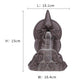 Death Skull Witch Incense Burner Reverse Smoke Zen Burner