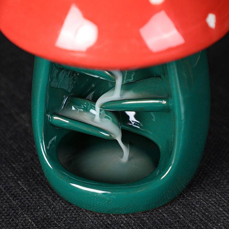 Comfy Mushroom Incense Burner | Mushroom House Incense Burner