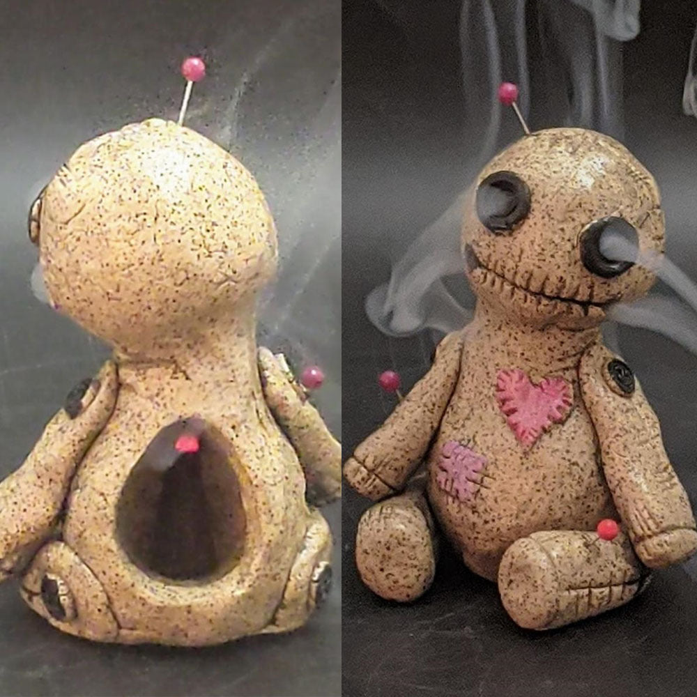 Halloween Curse Voodoo Doll Incense Cone Burner