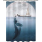 Sea Animal Whale Shower Curtain | Whale Bathroom Curtain