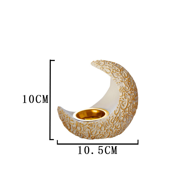 Crescent Moon Incense Burner