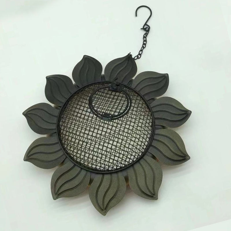 Hanging Sunflower Shaped Bird Feeder with Mesh | Hanging Sunflower Shaped Bird Feeder