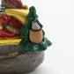 Christmas Sleighing Smoking Santa Incense Burner with Incese Stick Hole