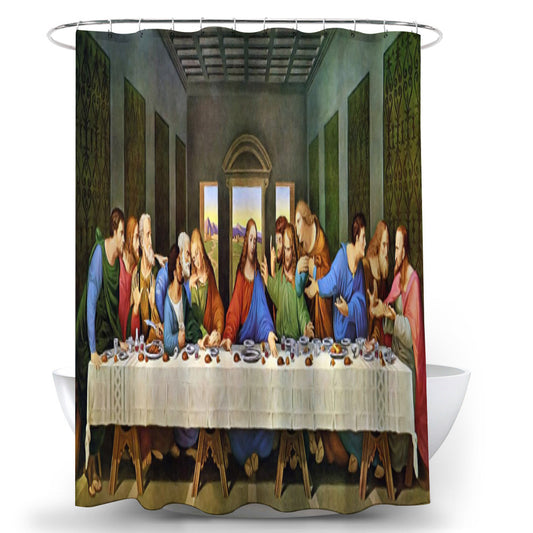 Leonardo Da Vinci The Last Supper Shower Curtain | Christian Shower Curtain