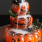 Ghost and Pumpkin Halloween Backflow Incense Burner | Pumpkin Incense Burner