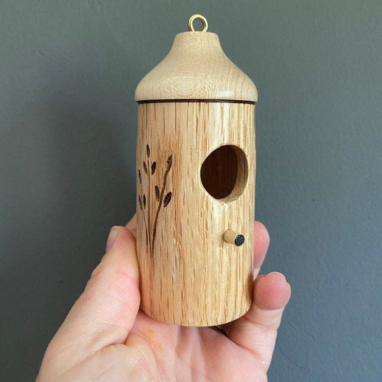 Wooden Hummingbird House for Outside Hanging | Bird Houses for Hummingbirds