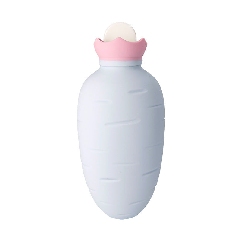 Carrot Shaped Silicone Mini Hot Water Bottle