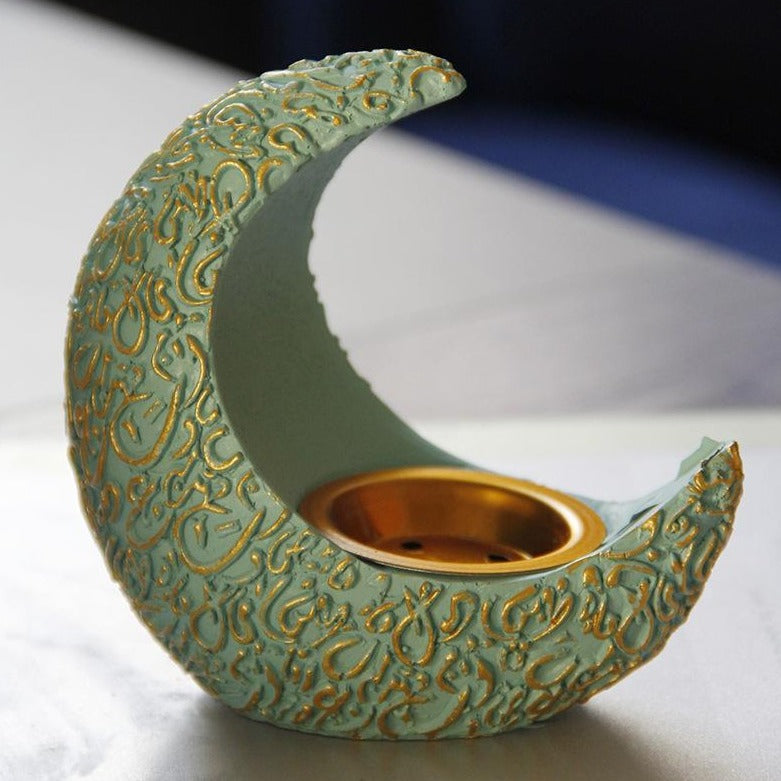 Crescent Moon Incense Burner