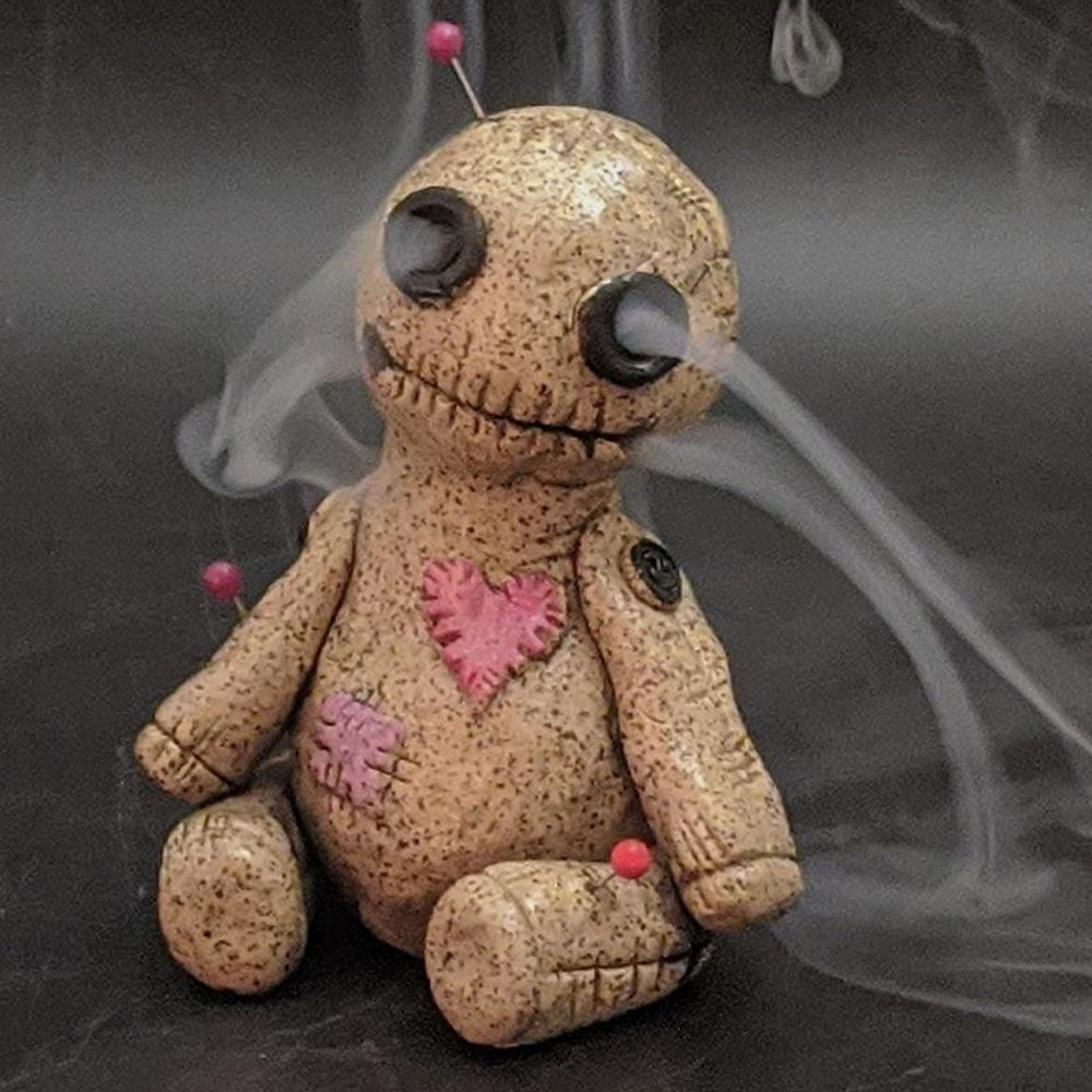 Halloween Curse Voodoo Doll Incense Cone Burner