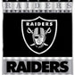 NFL Football Team Flag Las Vegas Raiders Shower Curtain