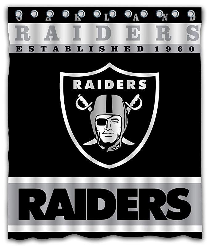 Las Vegas Raiders Shower Curtains for Sale