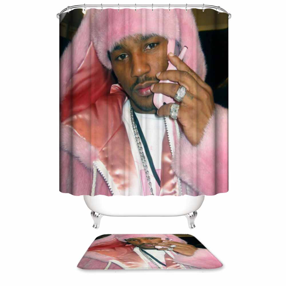 Pink Dressed Killa Cam Camron Shower Curtain