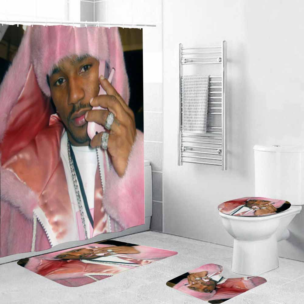 Pink Dressed Killa Cam Camron Shower Curtain