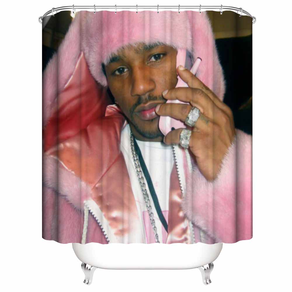 Pink Dressed Killa Cam Camron Shower Curtain