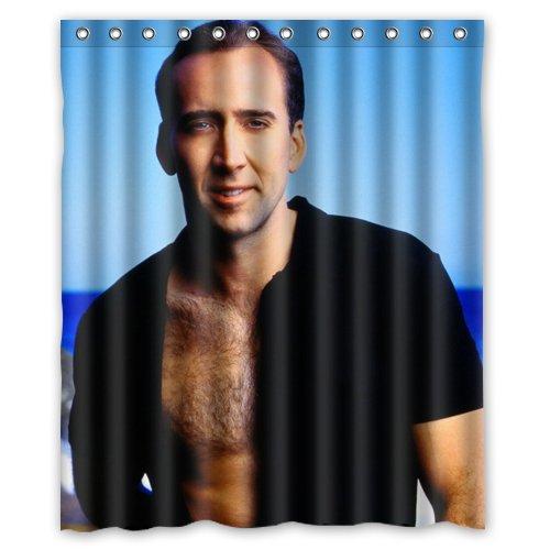 Sexy Man Nicolas Cage Shower Curtain