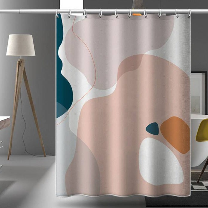 Nordic Abstract Pattern Shower Curtain