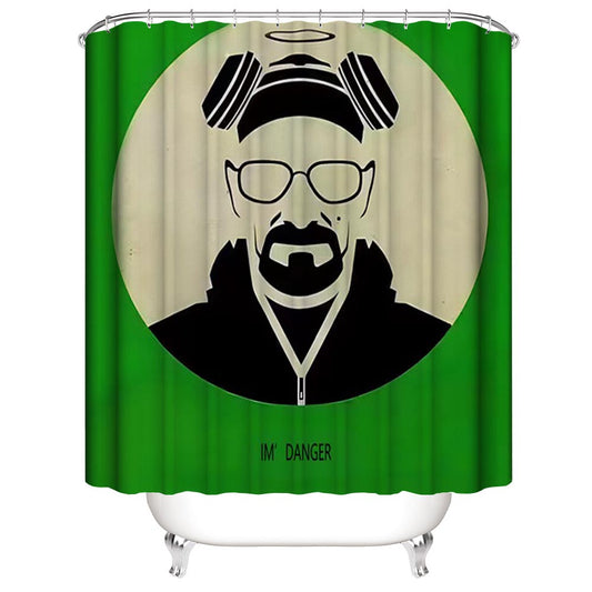 IM Danger Breaking Bad Art Poster Walter White Shower Curtain | Im Danger Walter White Shower Curtain