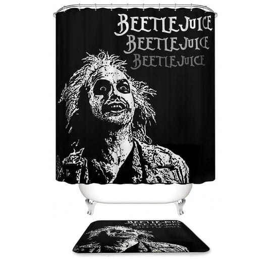 Beetlejuice Shower Curtain | Beetle Juice Shower Curtain