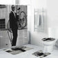 Bill F Murray Stealing A Bike Shower Curtain | Bill Murray Shower Curtain