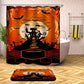 Bloody Moon Halloween Castle Shower Curtain | Bloody Halloween Shower Curtain