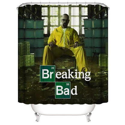 Breaking Bad Walter White Shower Curtain | Breaking Bad Shower Curtain
