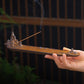 Freehand Style Mountains And Clouds Incense Stick Holder