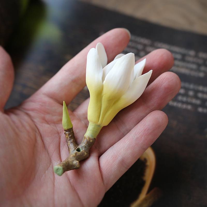 Magnolia Flower Incense Stick Holder