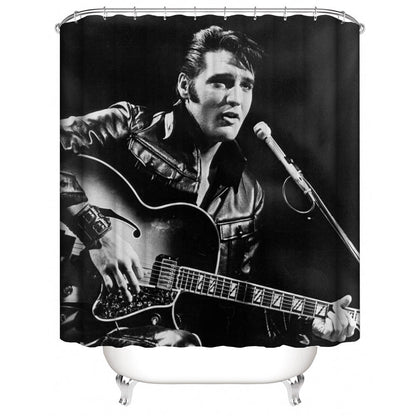 Elvis Presley on Stage Performing Shower Curtain | Elvis Presley Shower Curtain