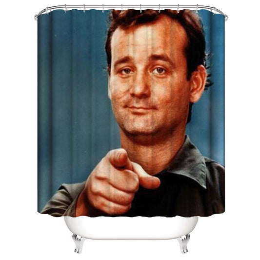Film Still of Bill Murray Shower Curtain | Bill Murray Bathroom Curtain