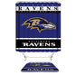 Baltimore Ravens Shower Curtain, Football Team Flag of Baltimore Bathroom Curtain